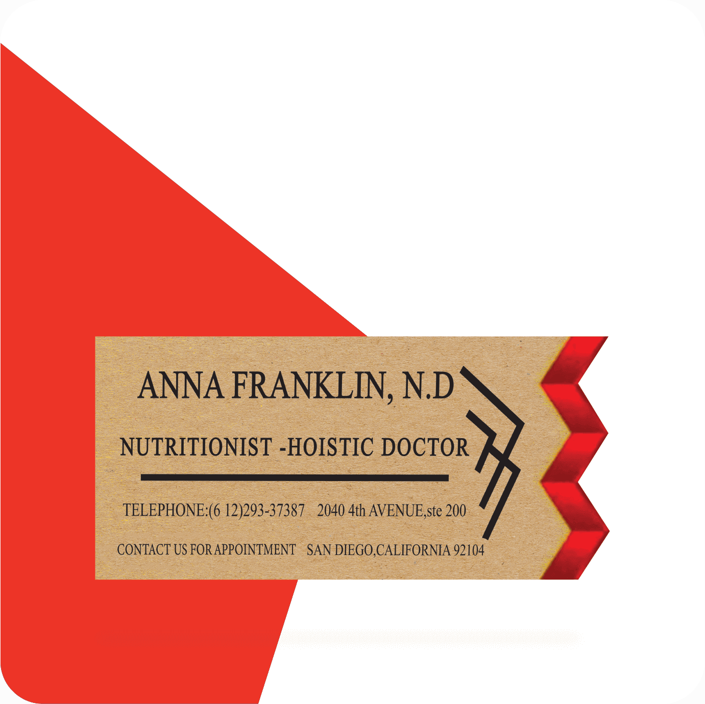 kraft paper business card printing
