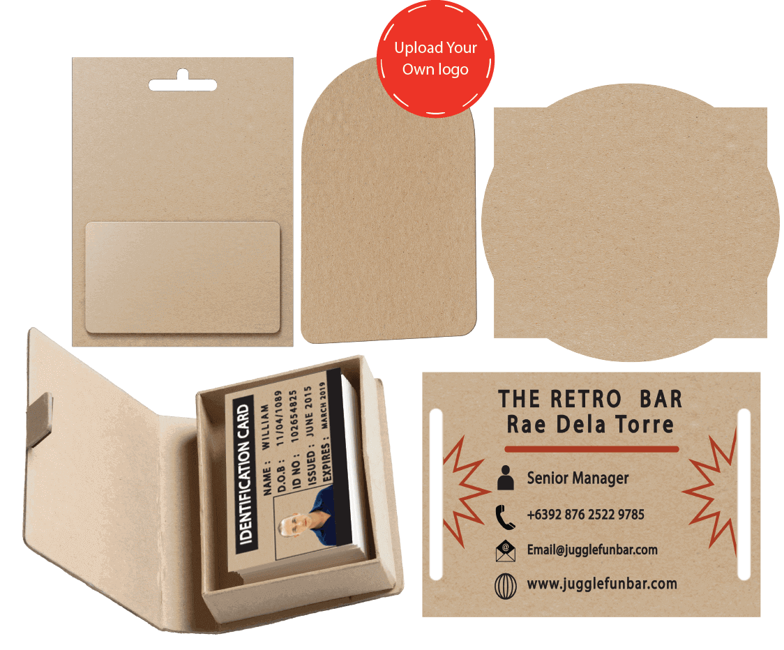 blank kraft cards