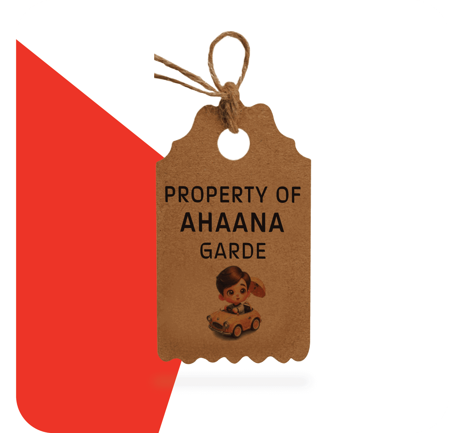 brown kraft paper hang tags