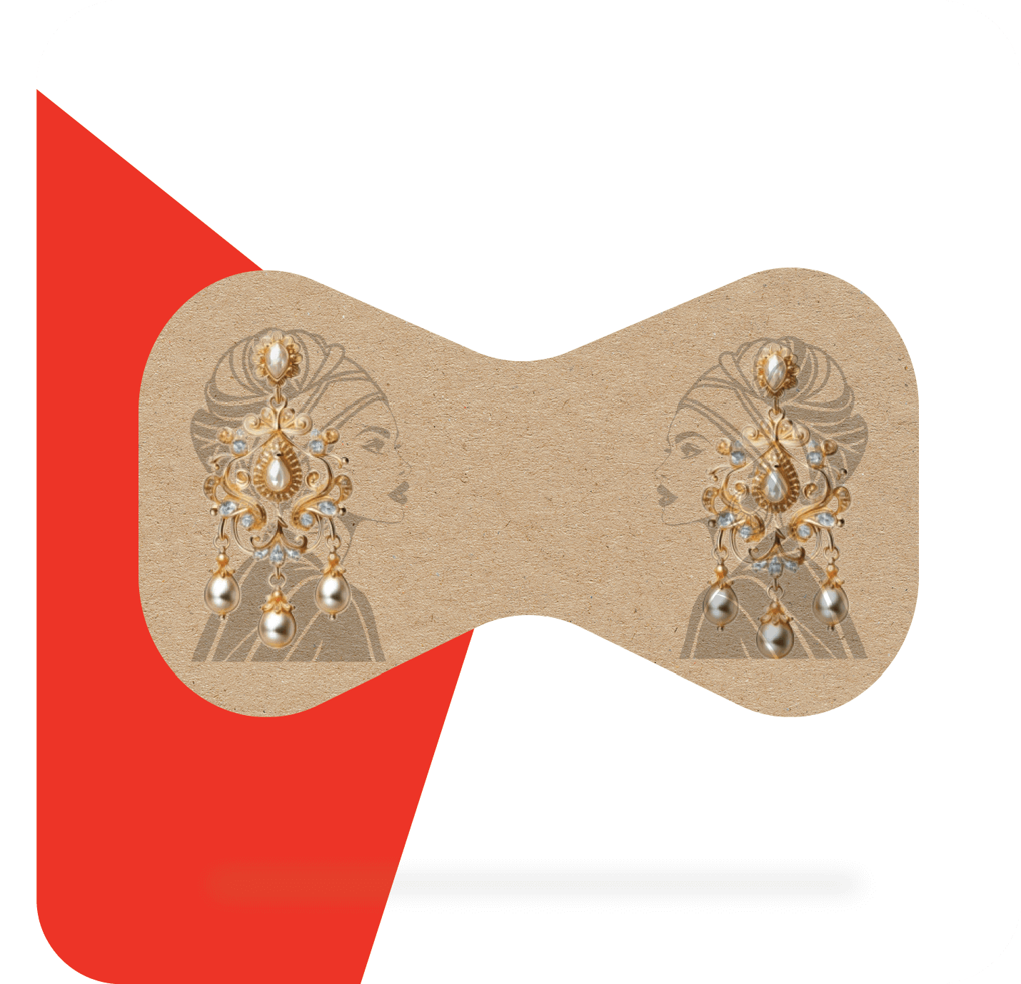 kraft earring cards wholesale
