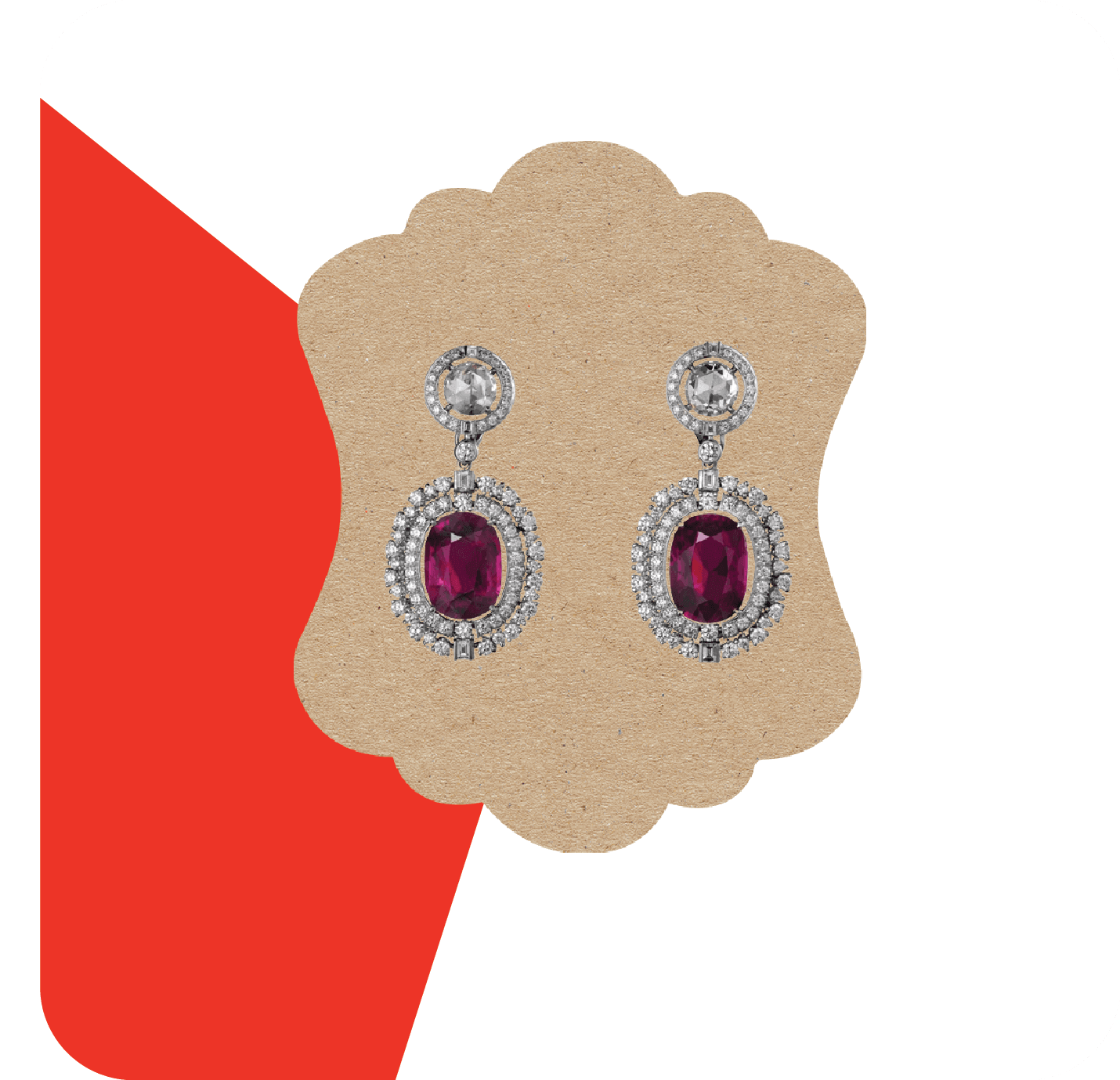 kraft jewelry earring cards