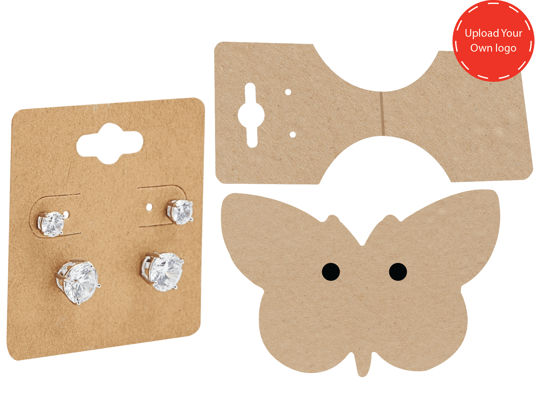 kraft paper earring cards