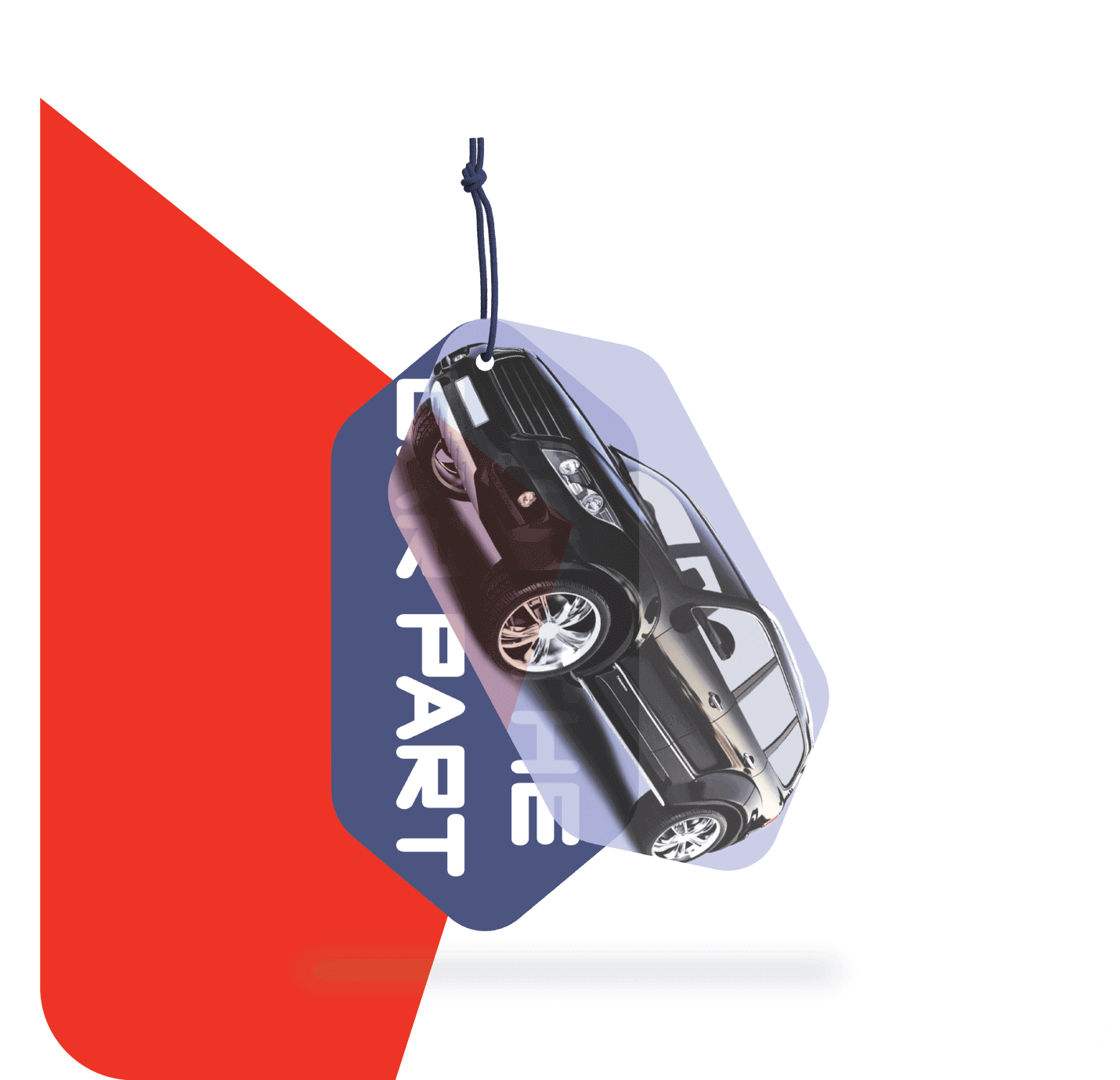 car mirror hang tags