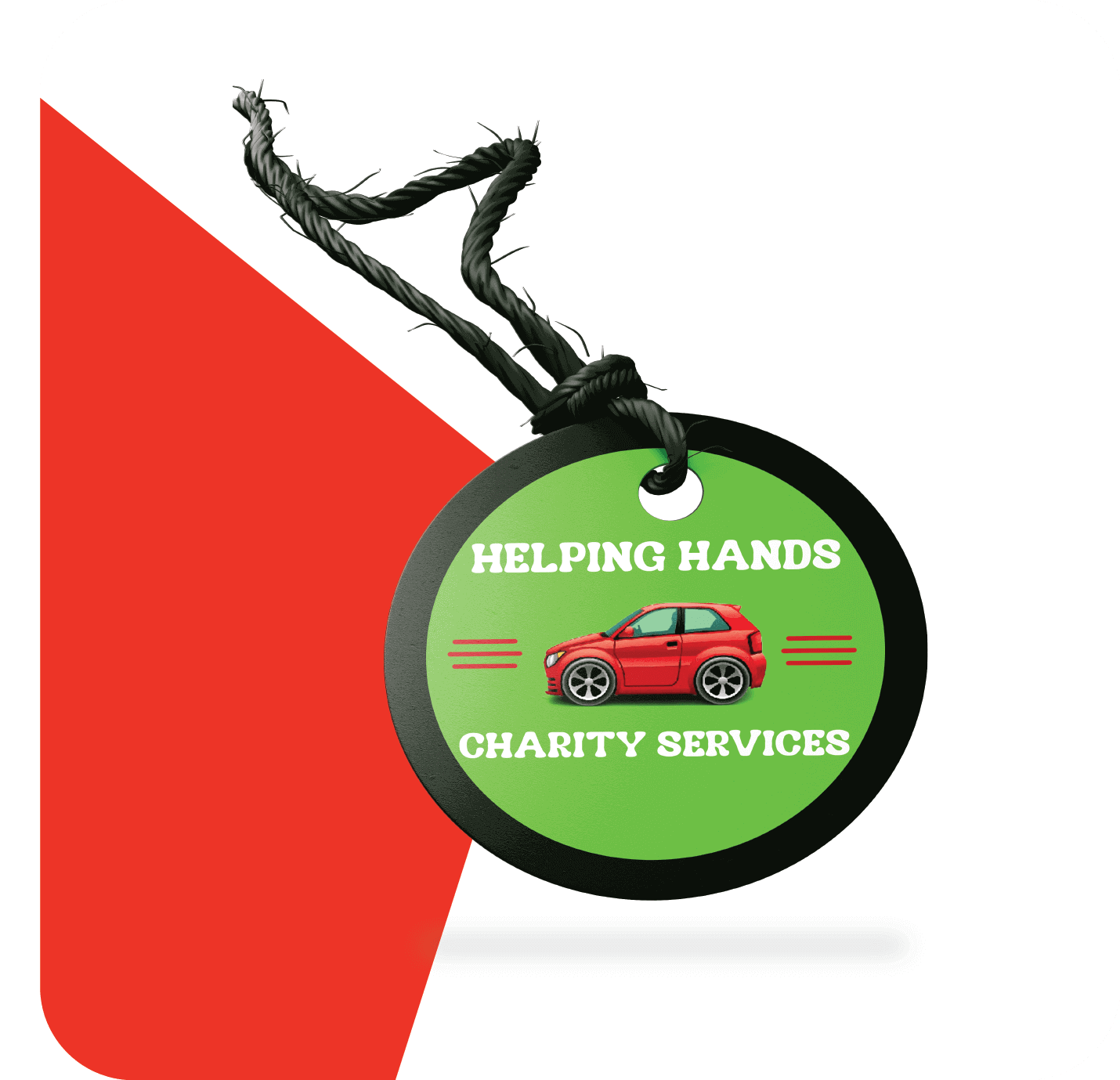 custom rear view mirror hang tags