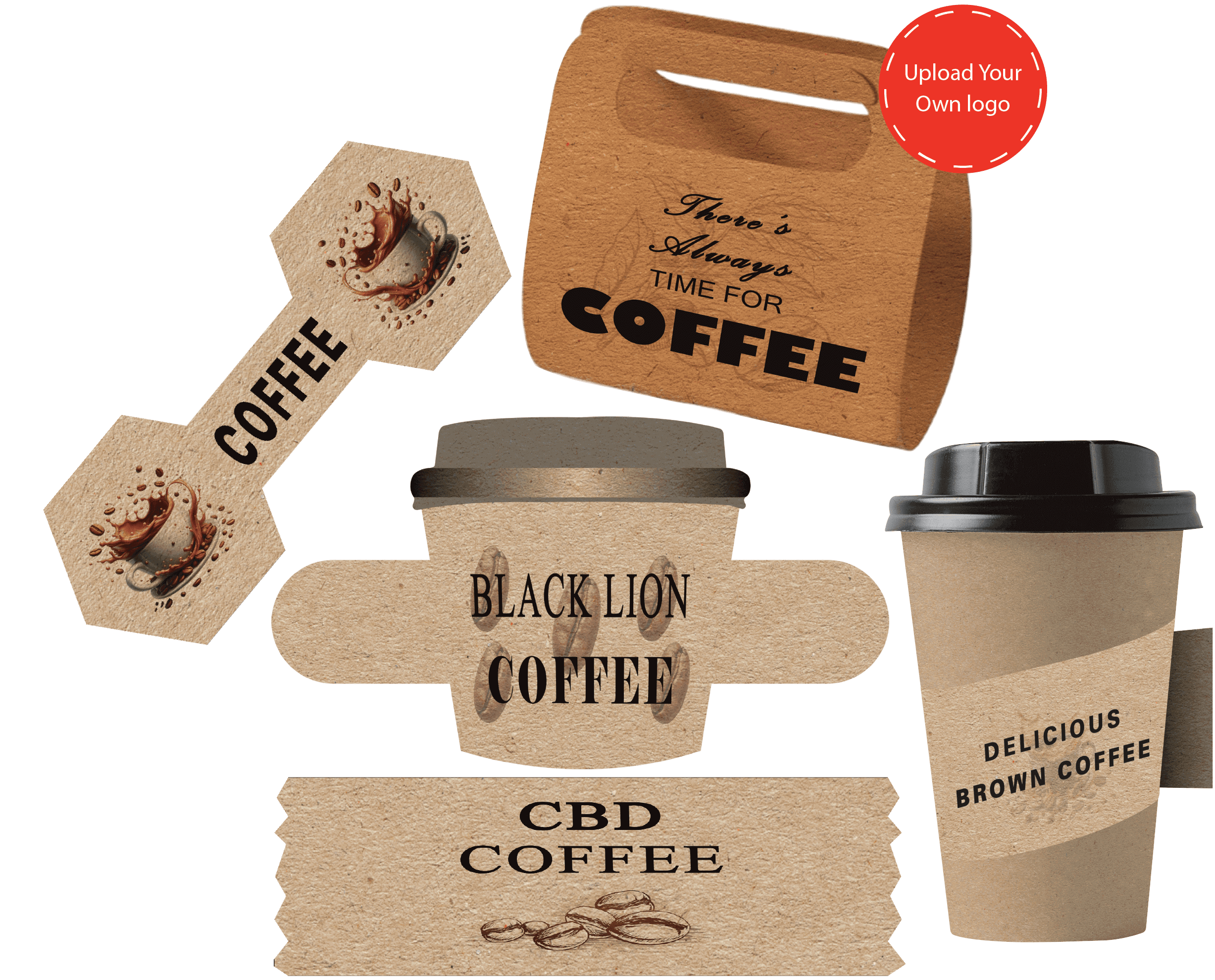 kraft coffee sleeves