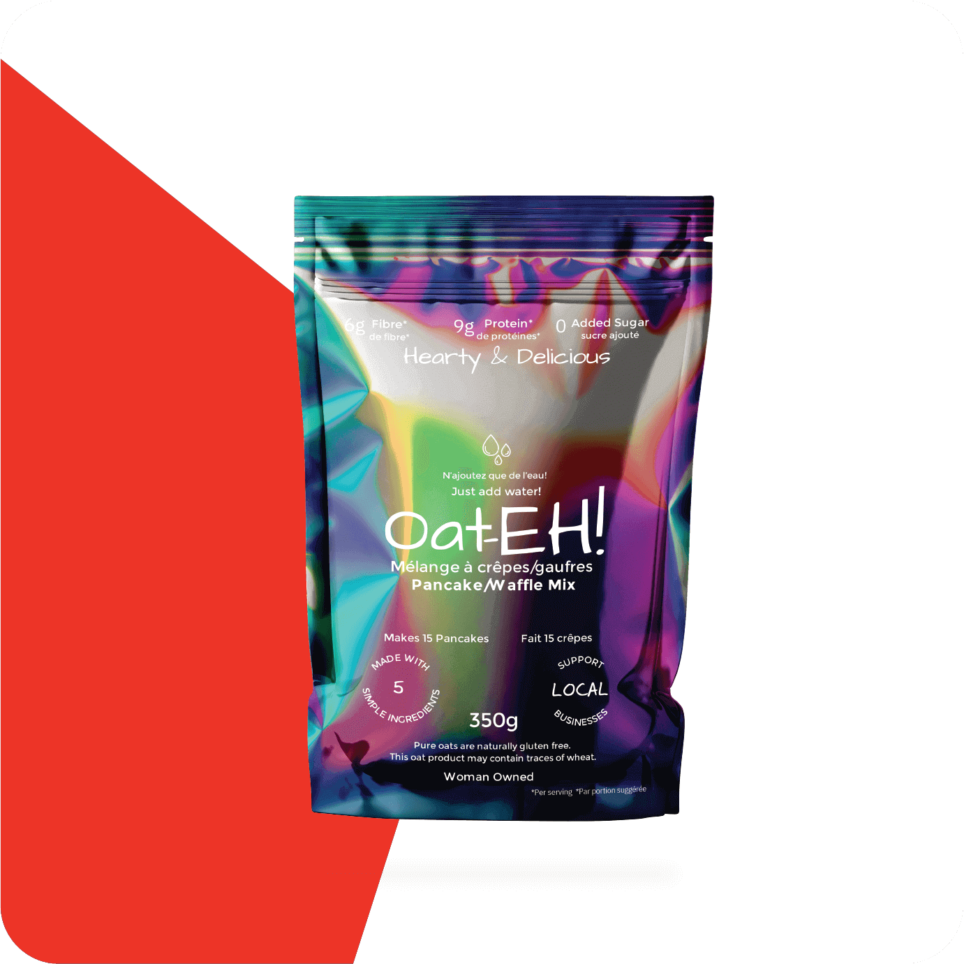 black holographic mylar bags