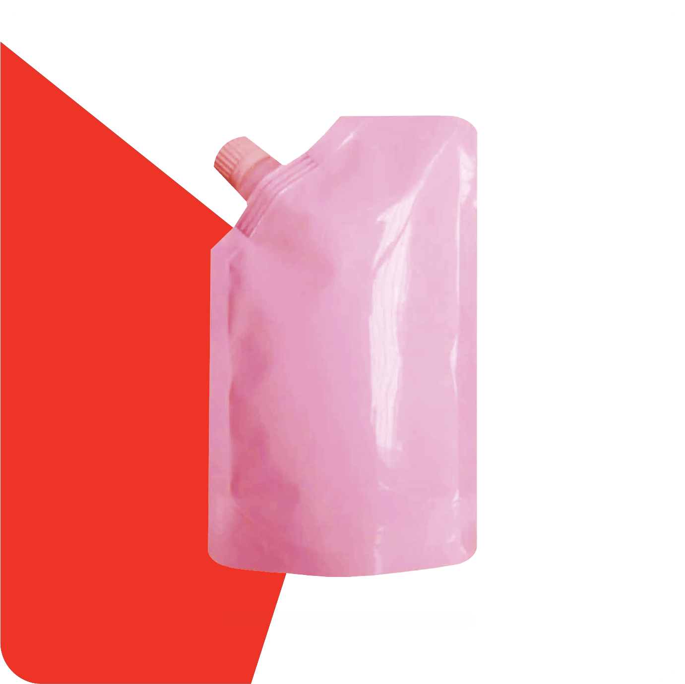 custom plastic pouch with spout