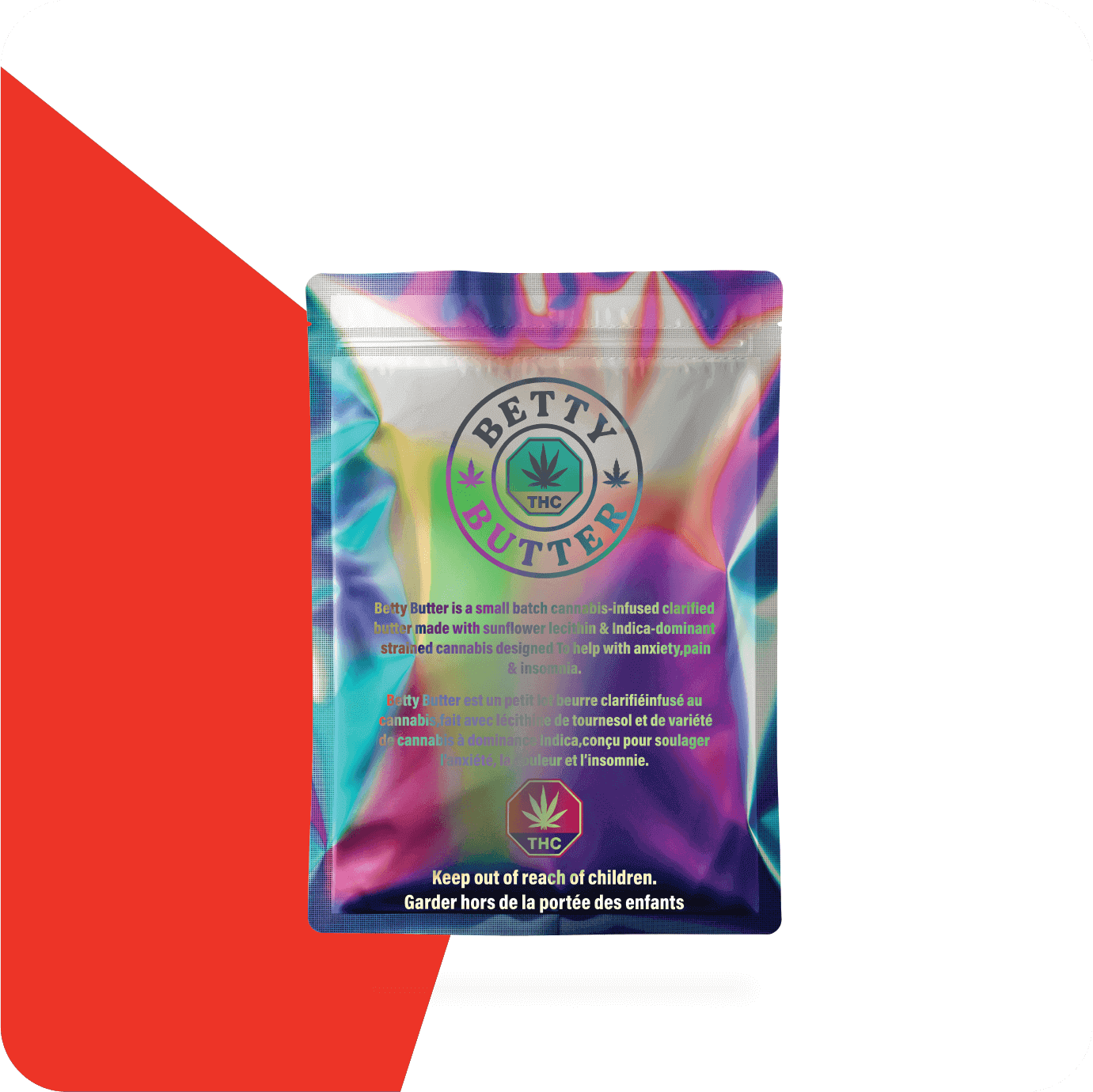 holographic 3.5 mylar bags