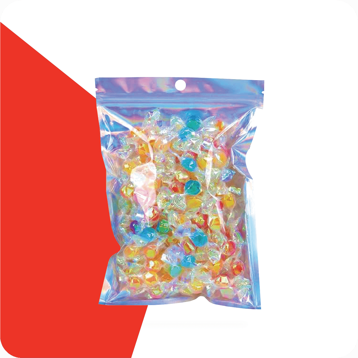 holographic mylar bags