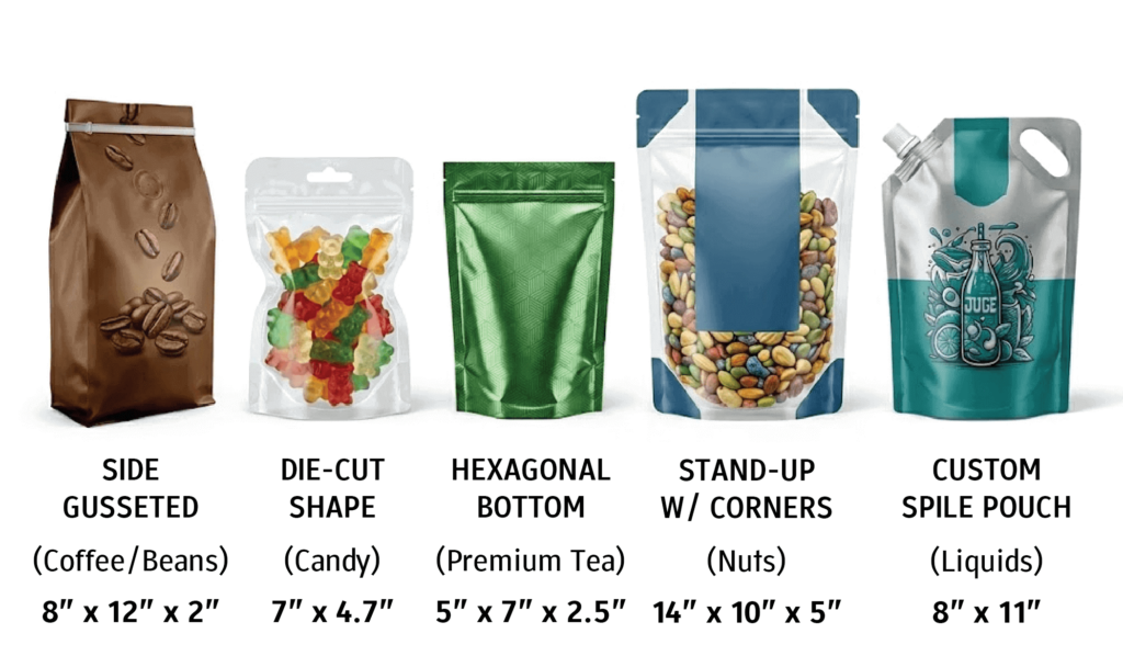 choosing the right size and shape for your bags