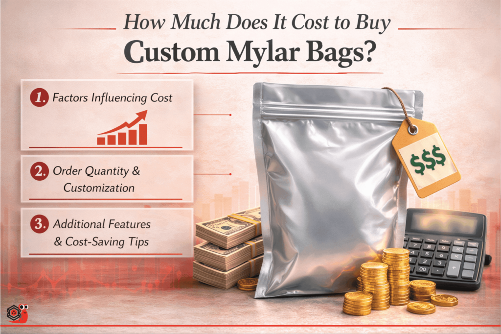 how much does it cost to buy custom Mylar bags