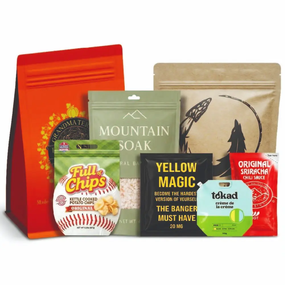 Custom Printed Mylar Bags with Logo UK Supplier Packaging
