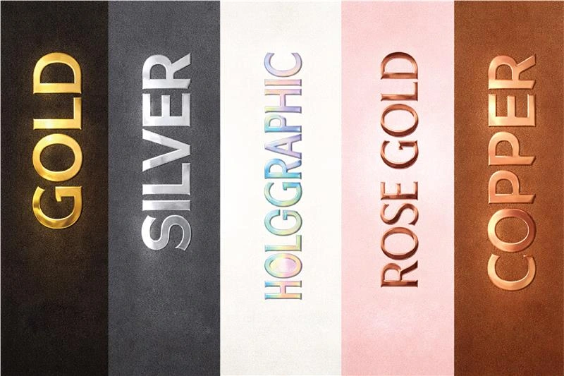 custom mylar bags with gold silver and holographic foil stamping
